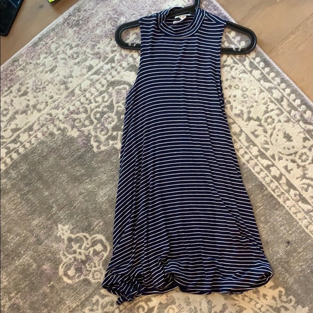 Mock neck dress